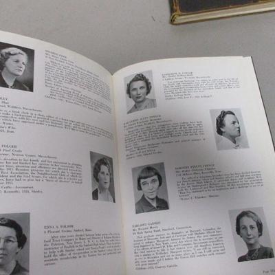 Lot 236 - Wellesley Harvard Wake Forest College Year Book