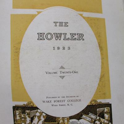 Lot 236 - Wellesley Harvard Wake Forest College Year Book