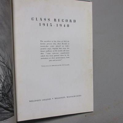 Lot 236 - Wellesley Harvard Wake Forest College Year Book
