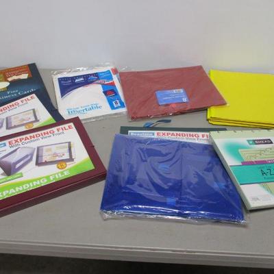 Lot 253 - Office Supplies - Expanding Files - Business Cards