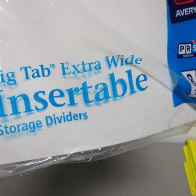 Lot 253 - Office Supplies - Expanding Files - Business Cards