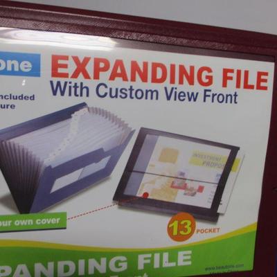 Lot 253 - Office Supplies - Expanding Files - Business Cards