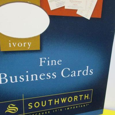 Lot 253 - Office Supplies - Expanding Files - Business Cards