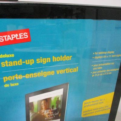 Lot 256 - Stand Up Sign Holders