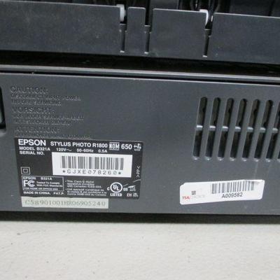 Lot 264 - Epson Stylus Photo R1800 Digital Photo Inkjet Printer Large Format