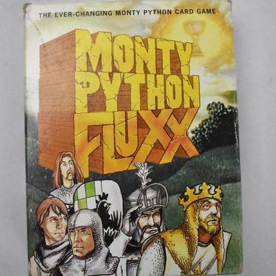 Monty Python Fluxx Game - Missing 4 out of 100 Cards, Still Very Playable