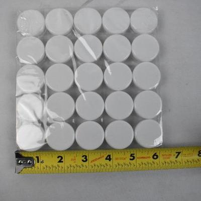 50 Pieces 5G/5ML High Quality Clear Plastic Cosmetic Container Jars & Lids - New
