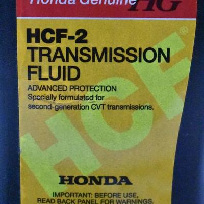 Honda Genuine HCF-2 Transmission Fluid, 1 U.S. Quart/946 ml - New