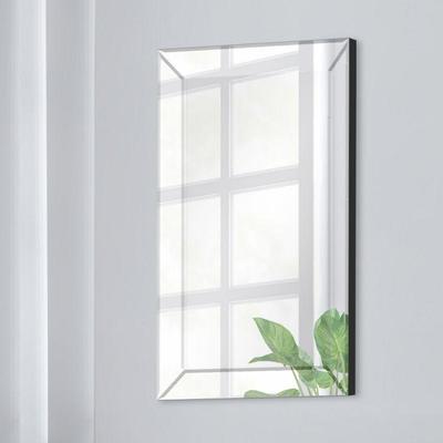 16x24 Beveled Wall Accent Mirror With Mirror Panel Border - New, $45 @ Walmart