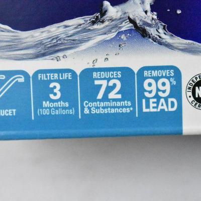 PUR Faucet Mount Water Filter System PFM400H, Chrome - New