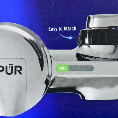 PUR Faucet Mount Water Filter System PFM400H, Chrome - New