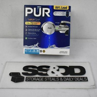 PUR Faucet Mount Water Filter System PFM400H, Chrome - New