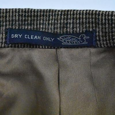 Vaughn Men's Sport Jacket, Brown, Plaid, Tweed