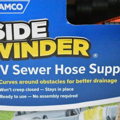 Camco Sidewinder 20 Foot RV Sewer Hose Support - New
