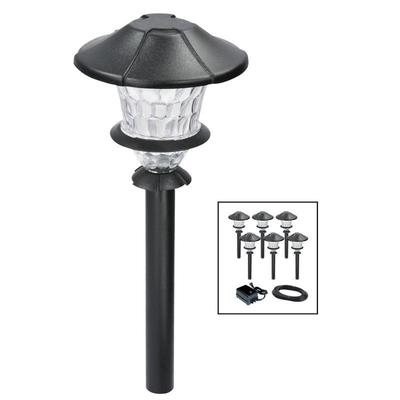LED Path Light Kit GL33966BK Black Aluminum - New, Open, $61 @ Walmart
