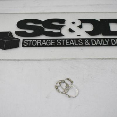 Puzzle Ring with 6 Green Stones, Costume Jewelry