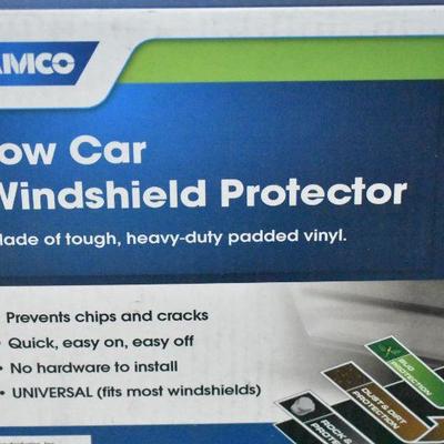 Camco Tow Car Windshield Protector, Padded Vinyl - New Product, Damaged Box