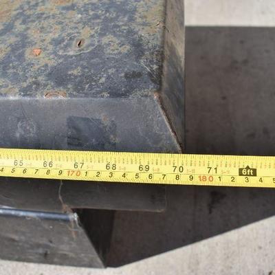 Tradesman Truck Bed Tool Compartment, No Keys, Includes Bolts for Mounting