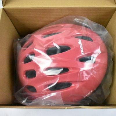 Kids Bicycle Helmet. Size XS-S, Red, Vented Air Mesh & Visor, Joovy Noodle - New
