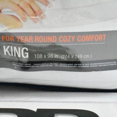 King Claritin Embossed Comforter Ultimate Allergen Barrier - New, $199 @ Walmart