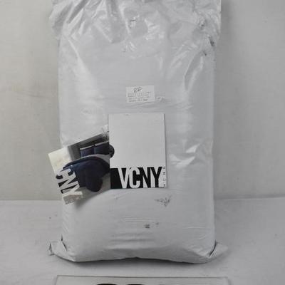 Queen Navy/Gray 7-Piece Queen Down Alternative Comforter Set - New, $67 @ Amazon