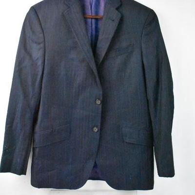 Men's Suit Coat Jacket by Ted Baker London Endurance. Navy, some damage as shown