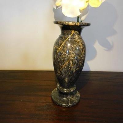 Carved Granite Flower Vase 8