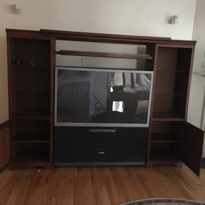 Lot 54 - Toshiba TV & Entertainment Center