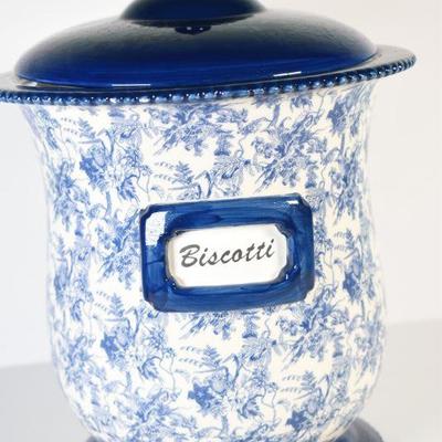 Lot G-2: Biscotti Jar.
