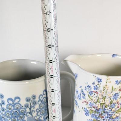 Lot G-5: Pair of Pitchers