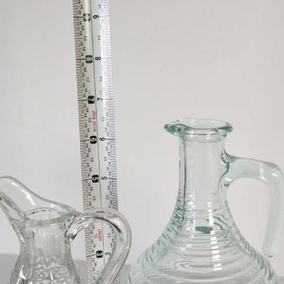 Lot G-6: Pair of Glass Cruets