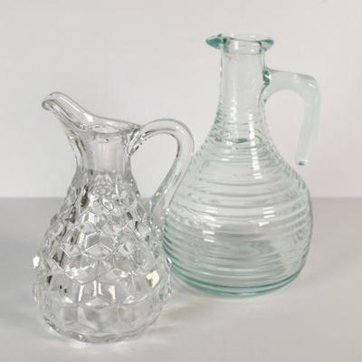 Lot G-6: Pair of Glass Cruets