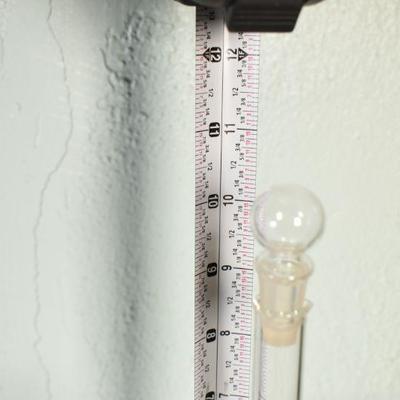 Lot G-8: Etched Glass Vase