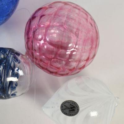 Lot G-16: Glass Ornaments