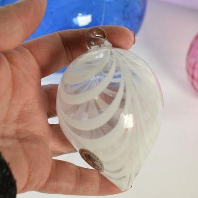 Lot G-16: Glass Ornaments