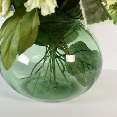 Lot G-17: Faux flowers in Vase