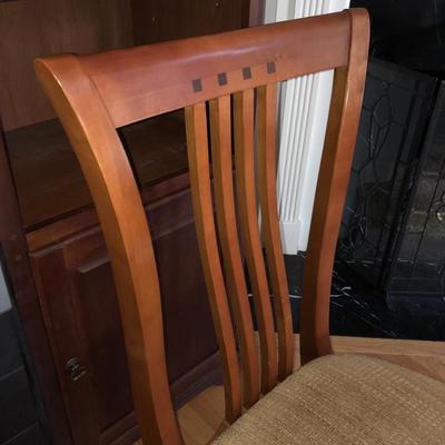 Lot 64 - Eight Mission Style Dining Chairs