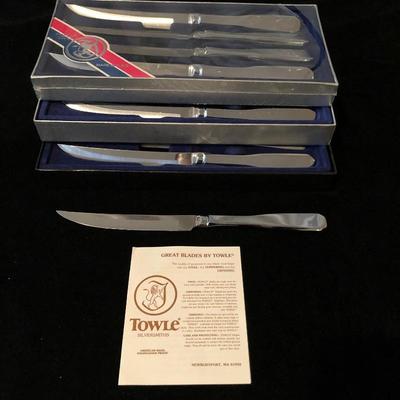 Lot 66 - Towle Steak Knife Sets