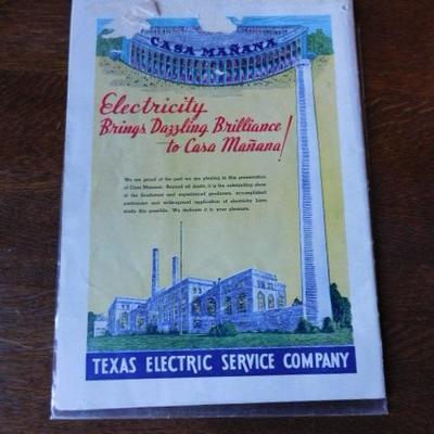 1937 Billy Rose Presents Frontier Fiesta Fort Worth Featuring Grey Downs and Faye Cotton