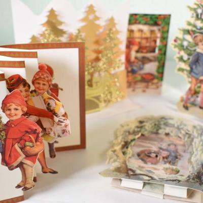 Lot G-33: Vintage Style Christmas Cards
