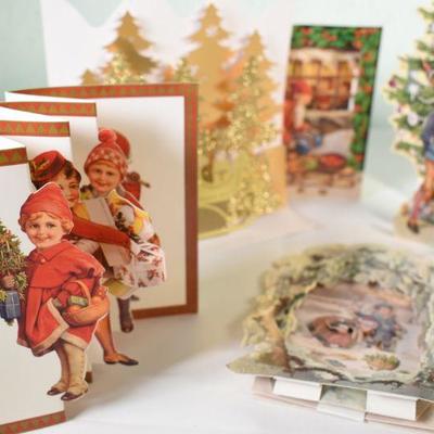 Lot G-33: Vintage Style Christmas Cards