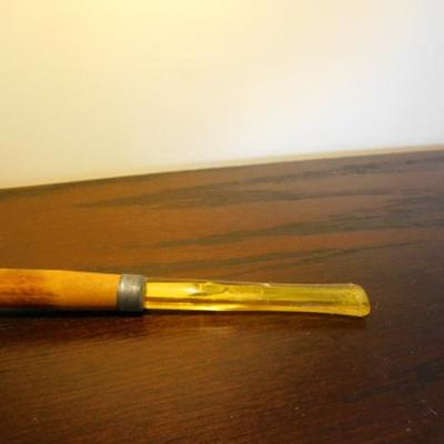 Novelty Wood Peace Pipe with Bakelite Stem Lake of the Ozarks 11