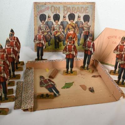 Lot G-30: Antique Soldiers on parade