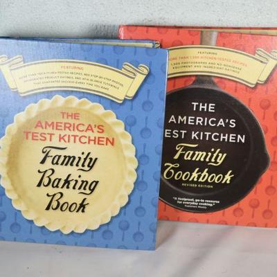 Lot G-46: Americaâ€™s test kitchen cookbooks