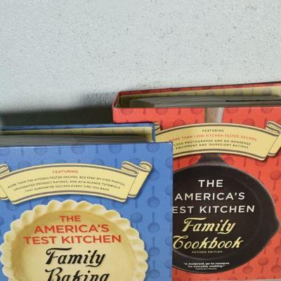Lot G-46: Americaâ€™s test kitchen cookbooks