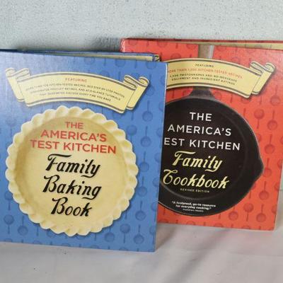 Lot G-46: Americaâ€™s test kitchen cookbooks