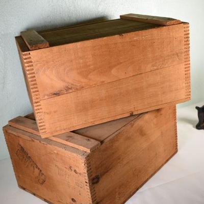 Lot G-41: Vintage Wooden Crates