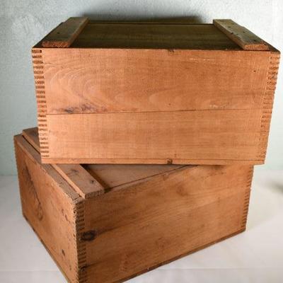 Lot G-41: Vintage Wooden Crates