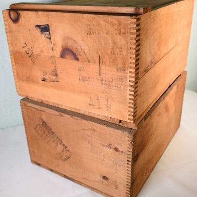 Lot G-41: Vintage Wooden Crates