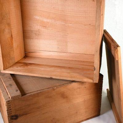 Lot G-41: Vintage Wooden Crates